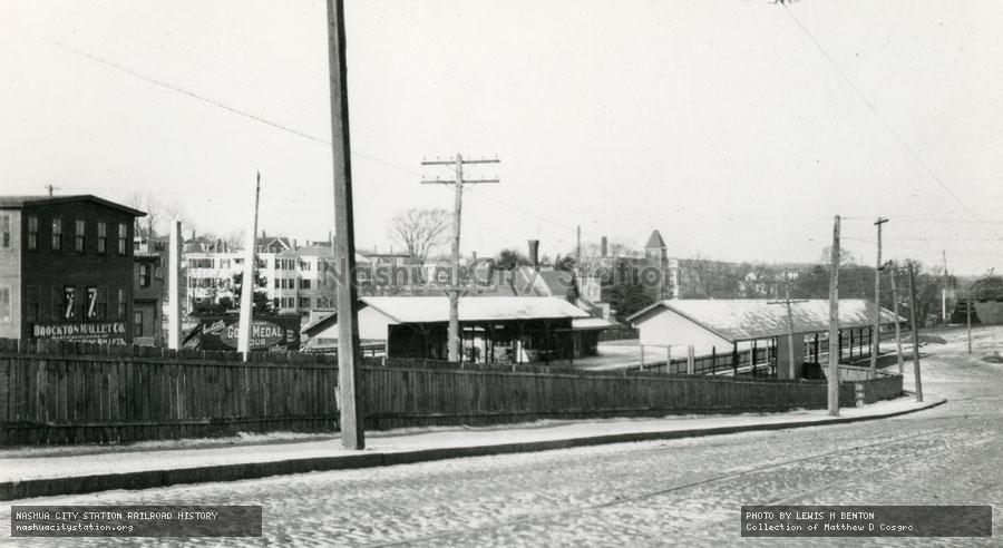 Postcard: Railroad Station, Montello, Massachusetts